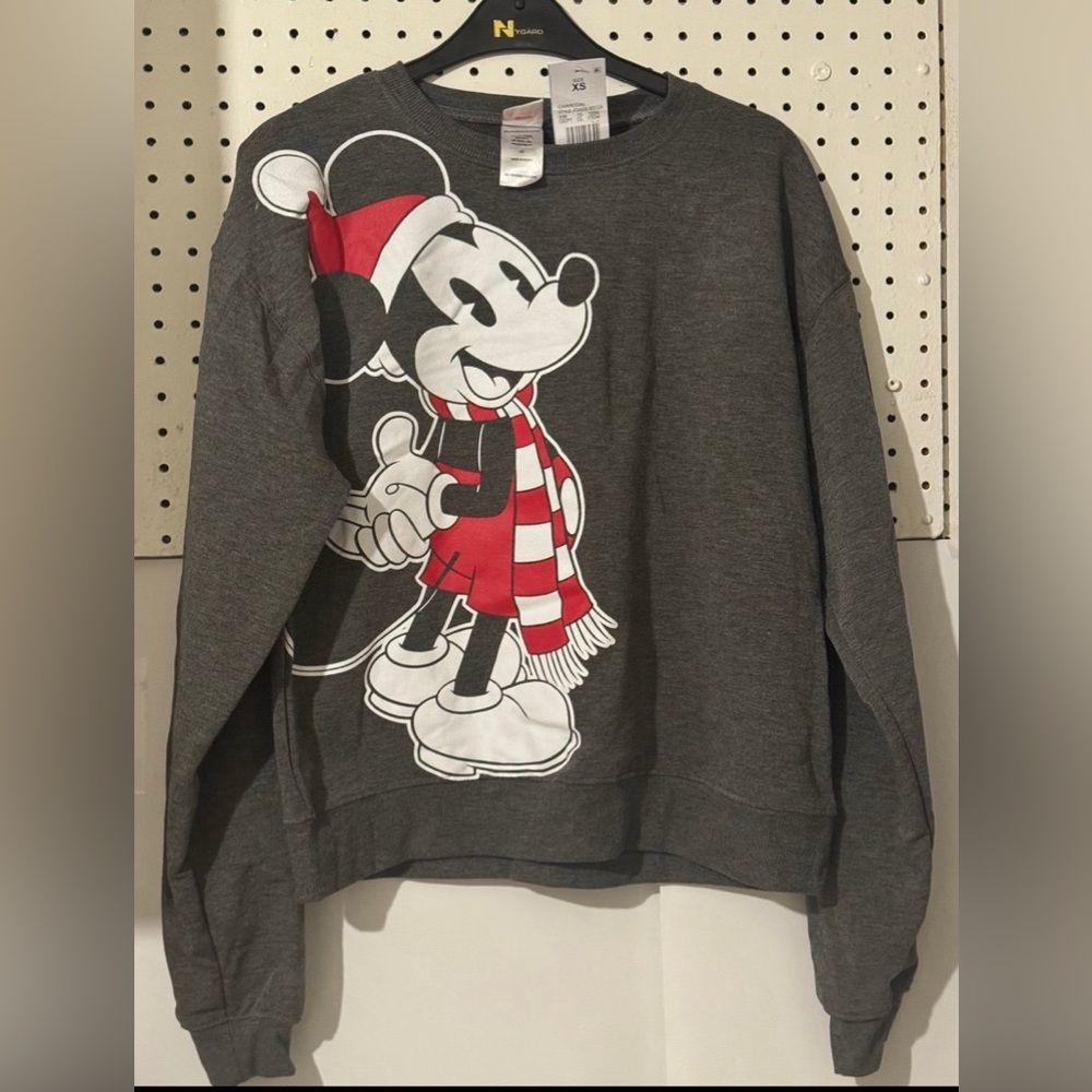 Disney Mickey Mouse Christmas Sweatshirt  Size XS